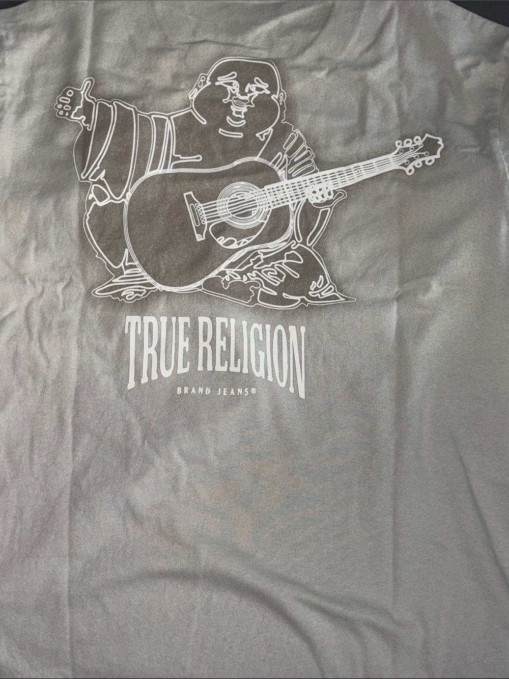 True Religion Men’s Short Sleeve Tee — Light mint green Medium